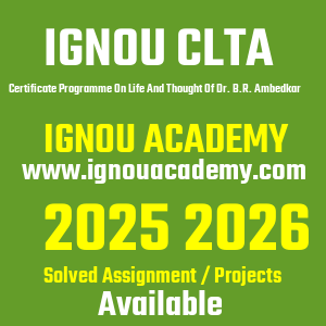 IGNOU CLTA SOLVED ASSIGNMENT 2025 2026